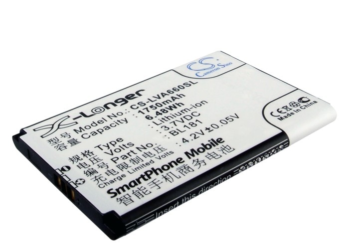 Batteri for SmartPhone, Mobil for Lenovo A66T