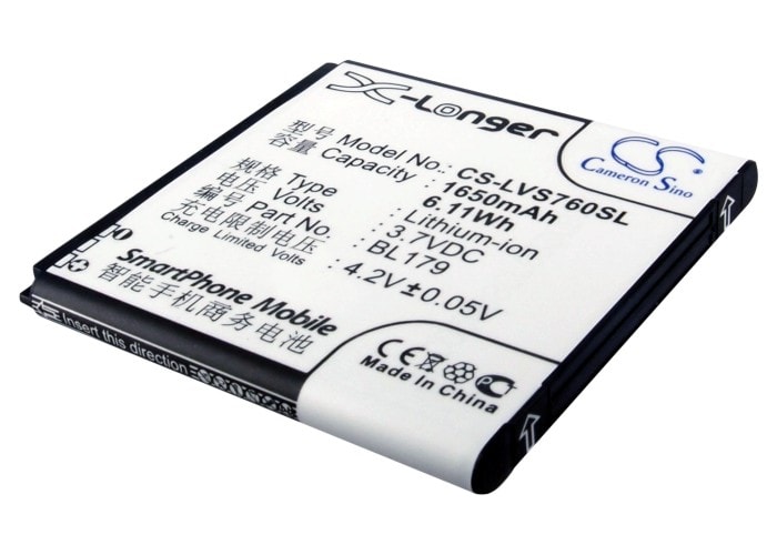 Batteri for SmartPhone, Mobil for Lenovo A288t, A690, A698T og andre.