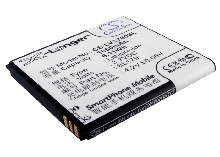 Batteri for SmartPhone, Mobil for Lenovo A288t, A690, A698T og andre.