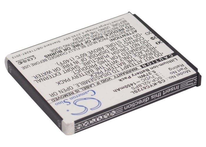 Batteri for SmartPhone, Mobil for Kyocera Hydro XTRM, C6721, C6522 etc.