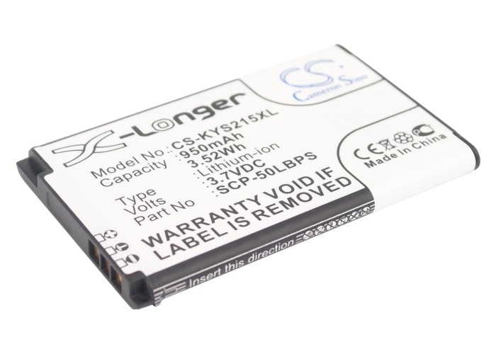 Batteri for SmartPhone, Mobil for Kyocera Kona S2150, Kona S2151, Coast S2151 og andre.