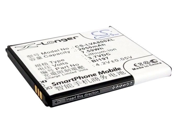 Batteri for SmartPhone, Mobil for Lenovo S889T, A800, A798T og andre.