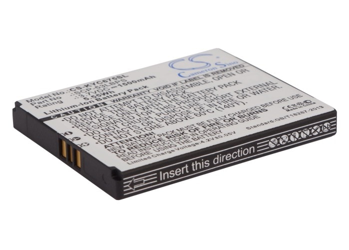 Batteri til smarttelefon, mobil for Kyocera Hydro Elite, C6750, Hydro Elite 4G LTE