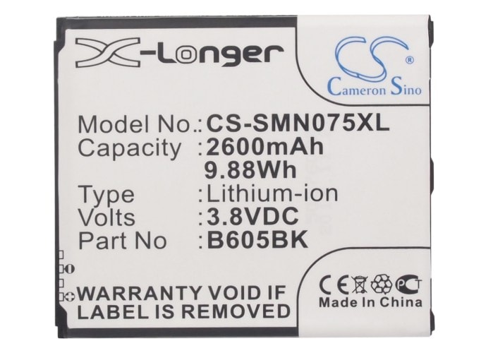 Batteri for SmartPhone, Mobil for Samsung Galaxy J, SGH-N075T