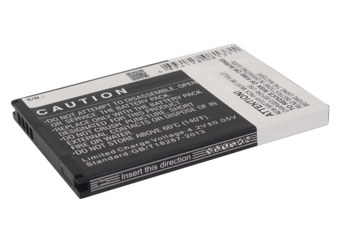 Batteri for SmartPhone, mobil for Casio Commando 2, Commando 4G LTE, C811 og andre.