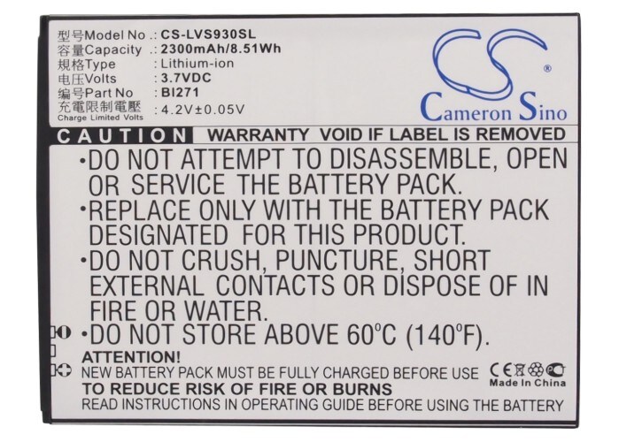 Batteri for SmartPhone, Mobil for Lenovo S930, S938T, S939