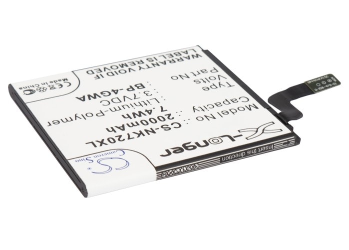 Batteri for SmartPhone, Mobil for Microsoft Lumia 625, Lumia 720, Lumia 720T og andre.