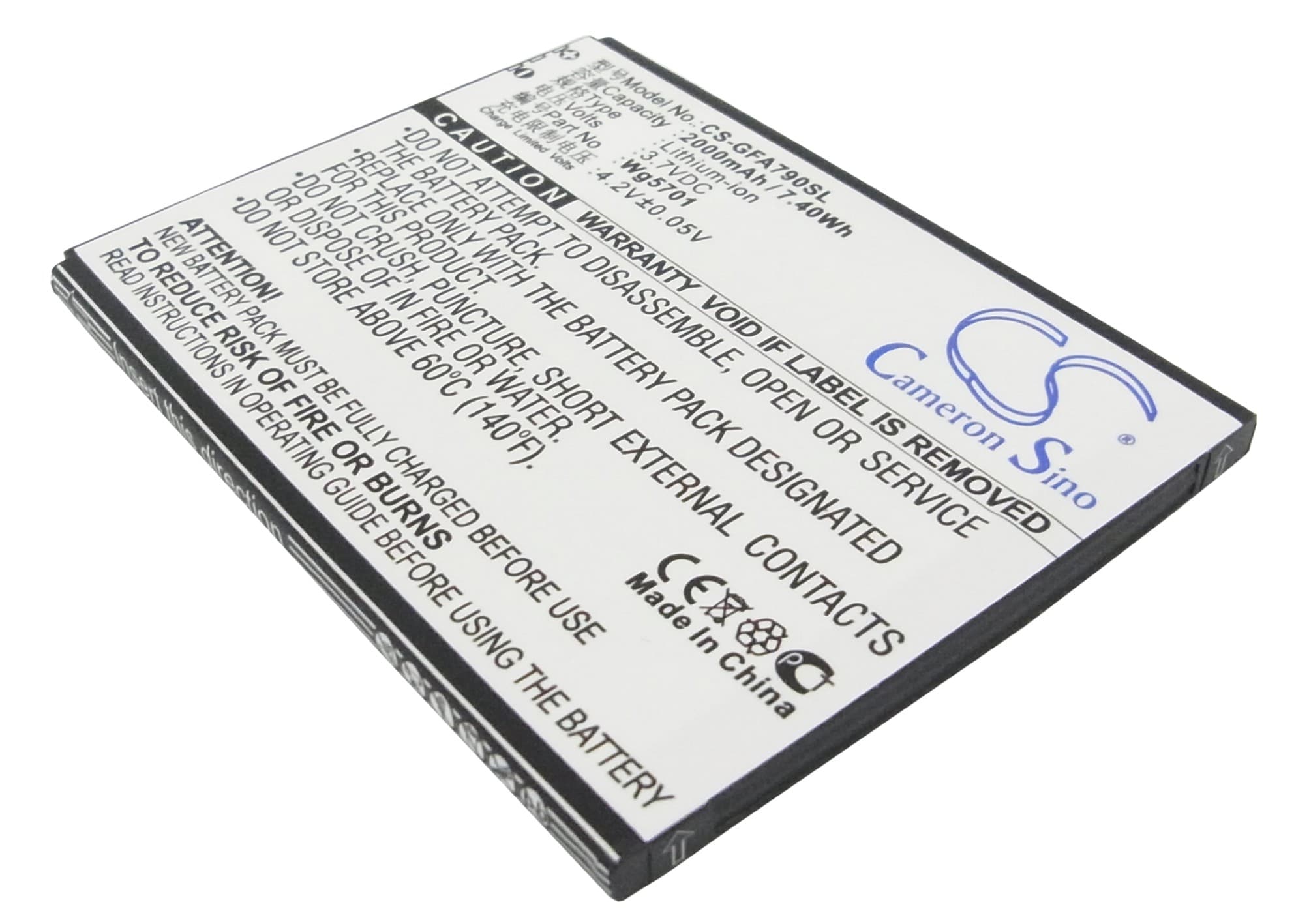 Batteri for SmartPhone, Mobil for GFive G9, A79+, G7