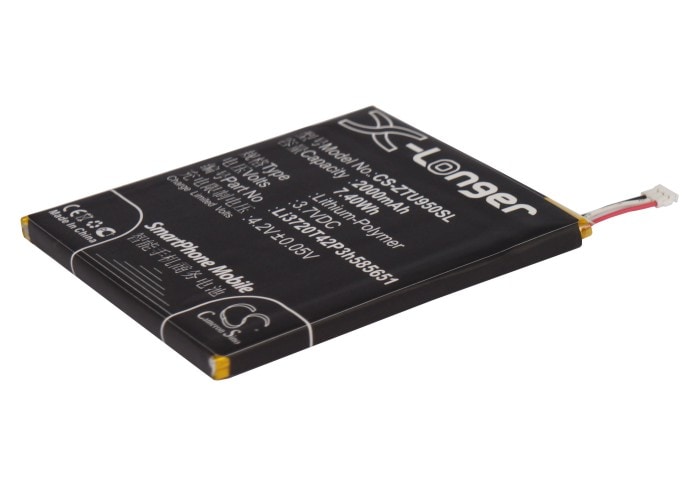 Batteri for SmartPhone, Mobil for ZTE U950, V955, U960S3 og andre.