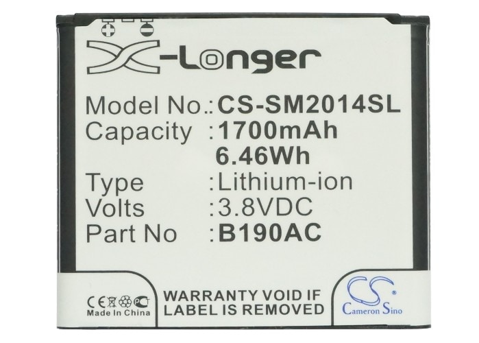 Batteri for SmartPhone, Mobil for Samsung SM-W2014, Uniscope U, SM-G9098 og andre.