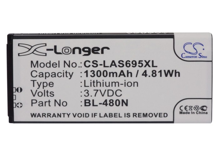Batteri for SmartPhone, Mobil for LG Optimus M+, MS695, Optimus Plus og andre.