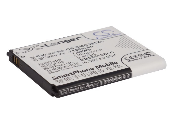 Batteri for SmartPhone, mobil for Samsung SM-G3812, SM-G3818, SM-G3819 og andre.