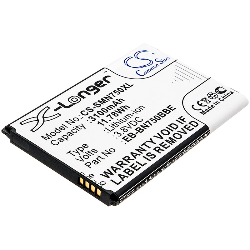 Batteri for SmartPhone, Mobil for Samsung Galaxy Note 3 Neo, Galaxy Note 3 Mini og andre.