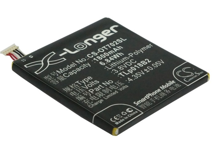 Batteri for SmartPhone, Mobil for Alcatel OT-7024, OT-7024W, One Touch 7024 og andre.