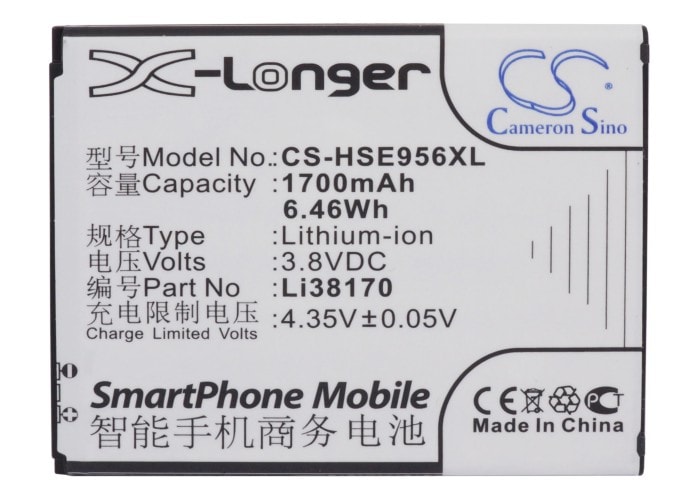 Batteri for SmartPhone, mobil for Hisense E956Q, U958, HS-EG958 etc.