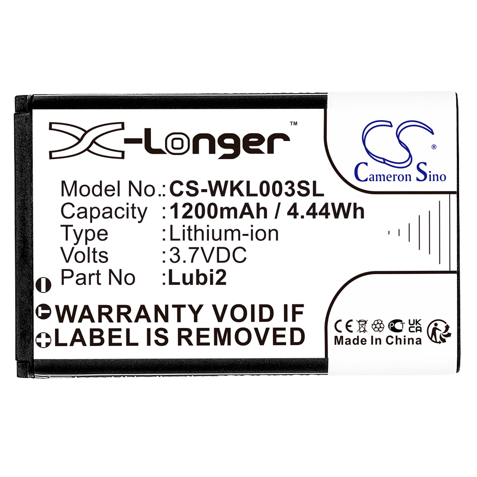 Batteri for SmartPhone, Mobil for WINNER WG1, WG8