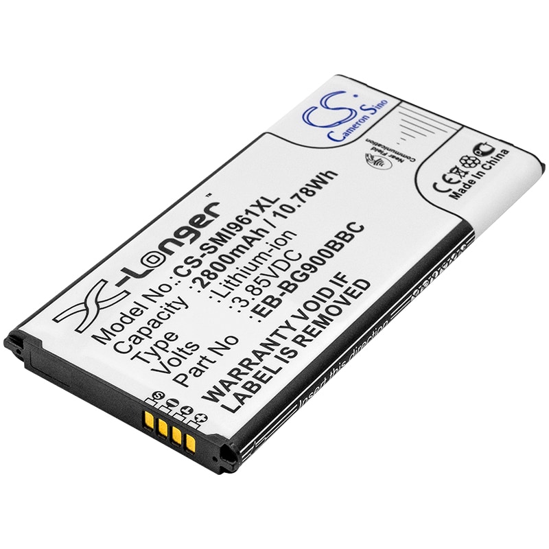 Batteri for SmartPhone, Mobil for Samsung Galaxy S5, GT-I9600, GT-I9602 og andre.