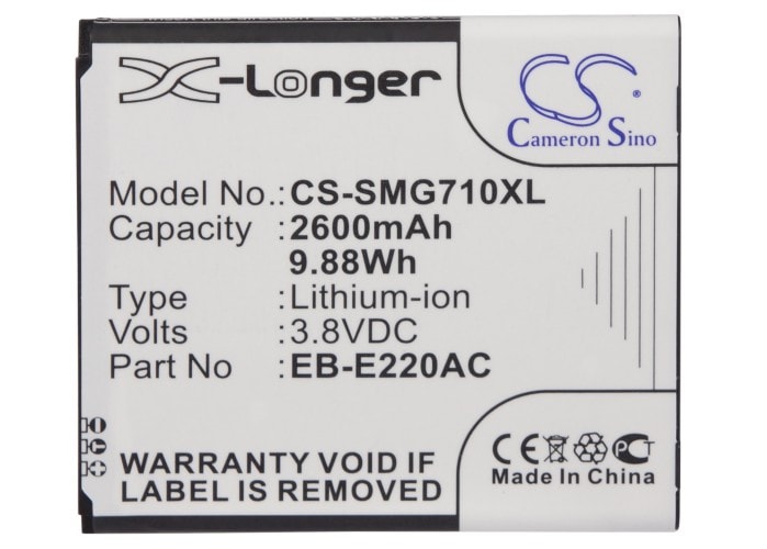 Batteri for SmartPhone, Mobil for Samsung Galaxy Grand 2, Galaxy Grand 2 Duos og andre.