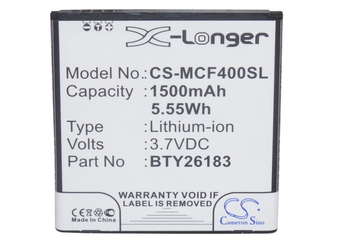 Batteri for SmartPhone, Mobil for Mobistel Cynus F4, MT-7521w, MT-7521B