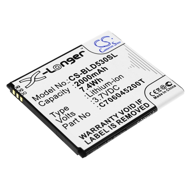 Batteri for smarttelefon, mobil for BLU Studio 5.0, D530, D530X osv.