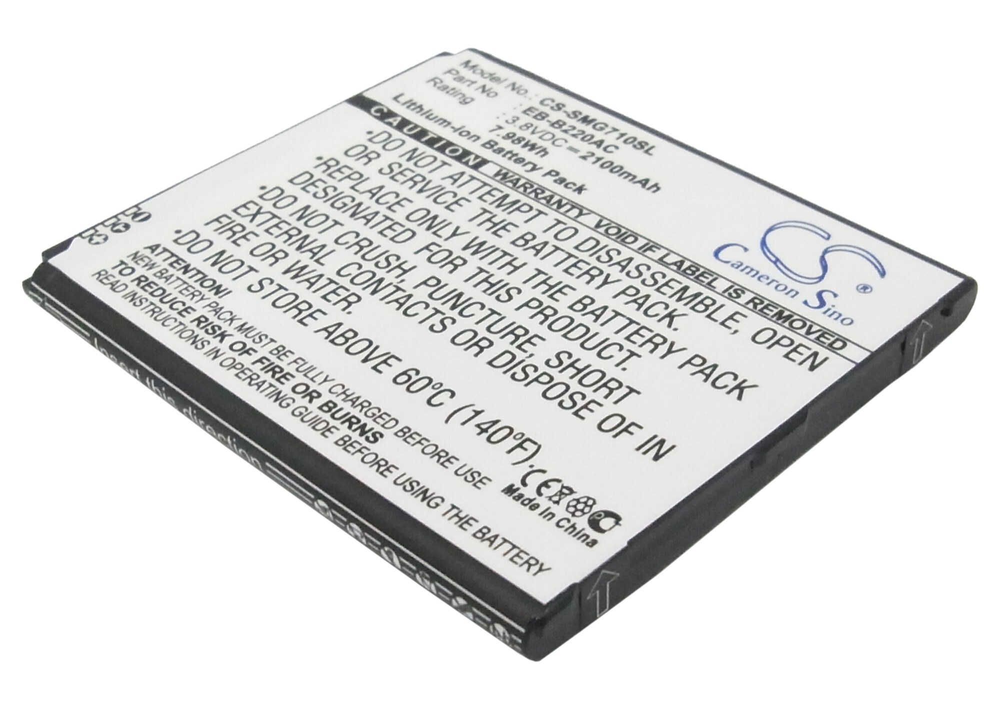 Batteri for SmartPhone, Mobil for Samsung Galaxy Grand 2, Galaxy Grand 2 Duos og andre.