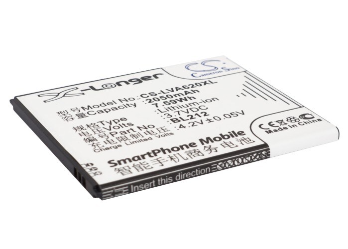 Batteri for SmartPhone, Mobil for Lenovo S898ts, A708T, A628T og andre.