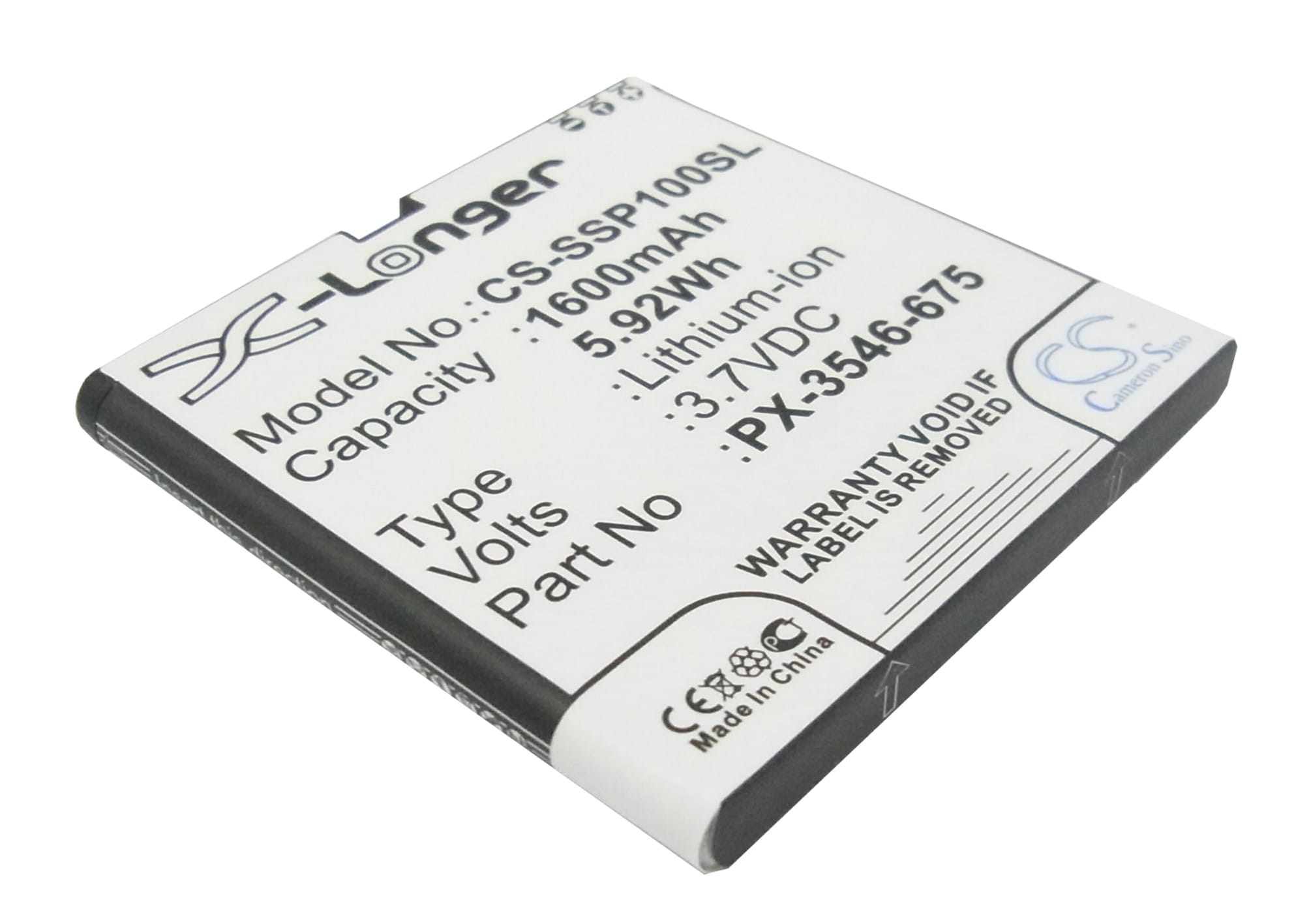Batteri for SmartPhone, mobil for Simvalley SP-100