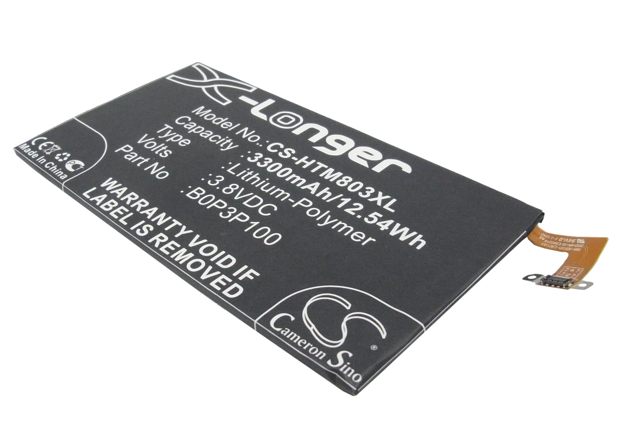 Batteri for SmartPhone, Mobil for HTC One Max, One Max 8060, One Max LTE og andre.
