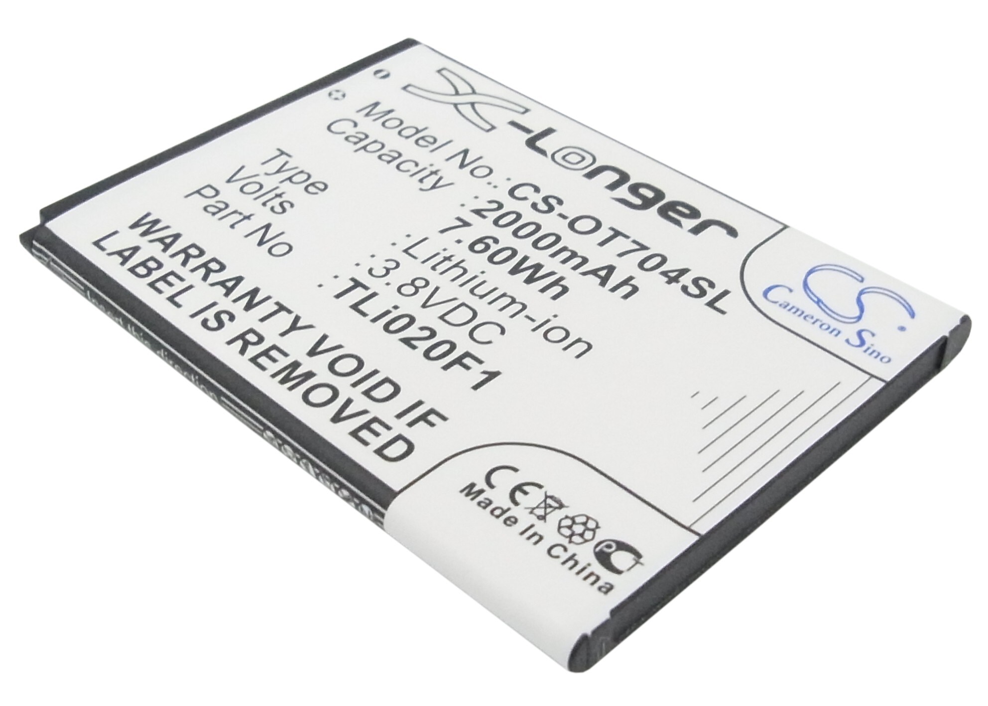 Batteri for SmartPhone, Mobil for Vodafone Smart turbo 7, VFD 500, V500