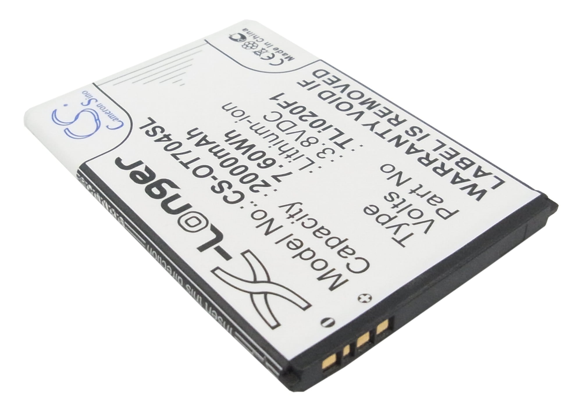 Batteri for SmartPhone, Mobil for Vodafone Smart turbo 7, VFD 500, V500