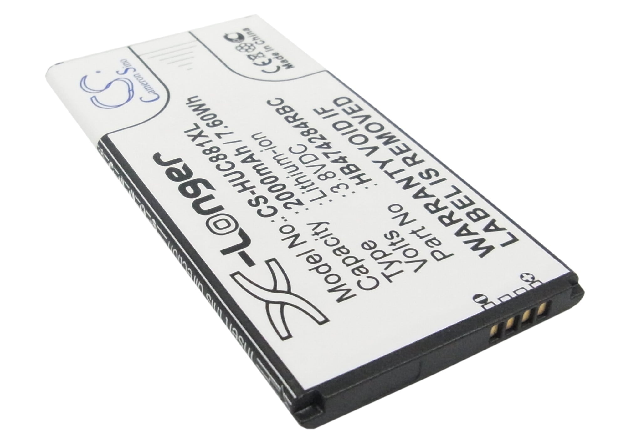 Batteri for SmartPhone, mobil for Huawei C8816, C8816D, Ascend Y550 og andre.