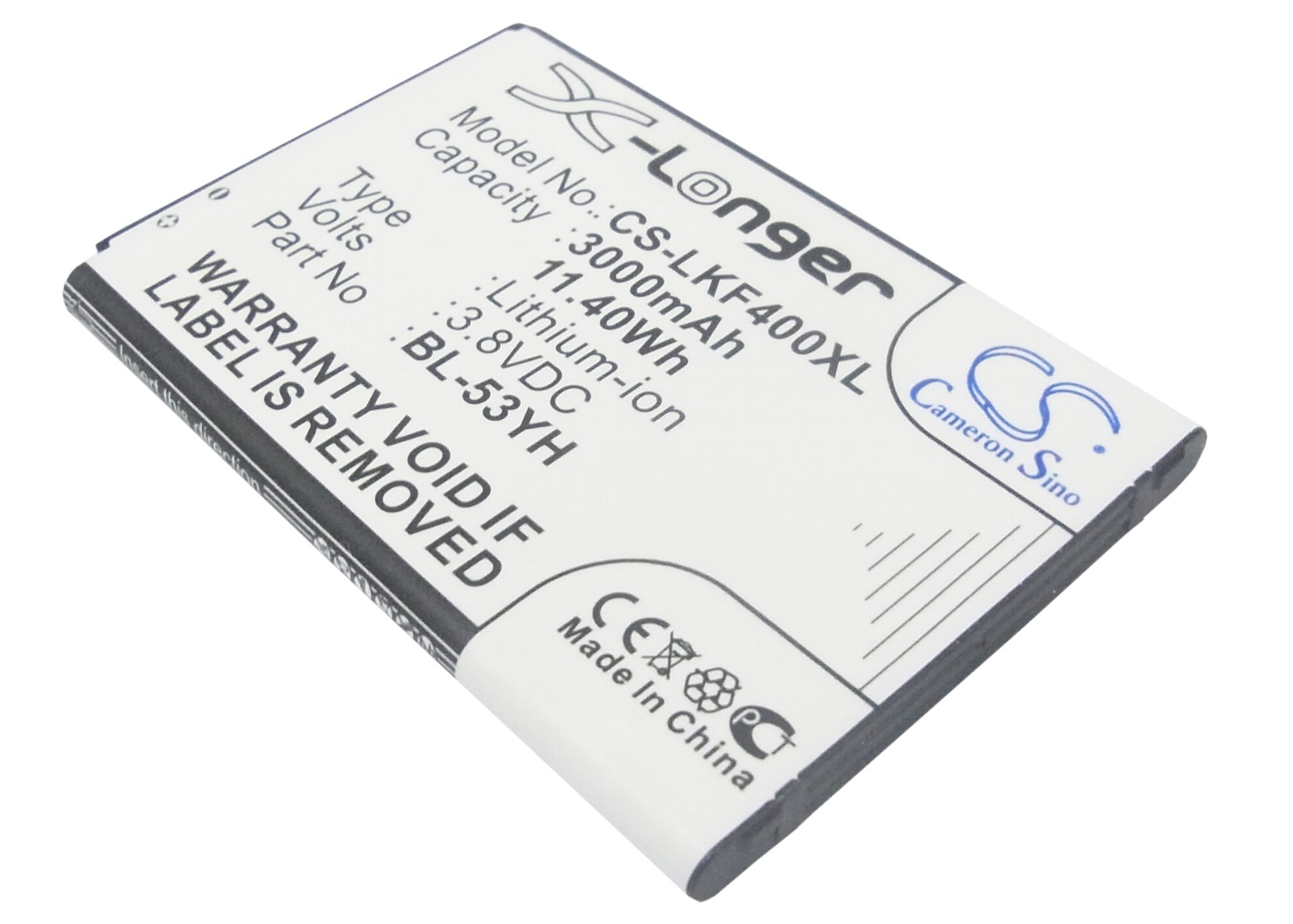 Batteri for SmartPhone, Mobil for LG G3, D855, D855 LTE og andre.