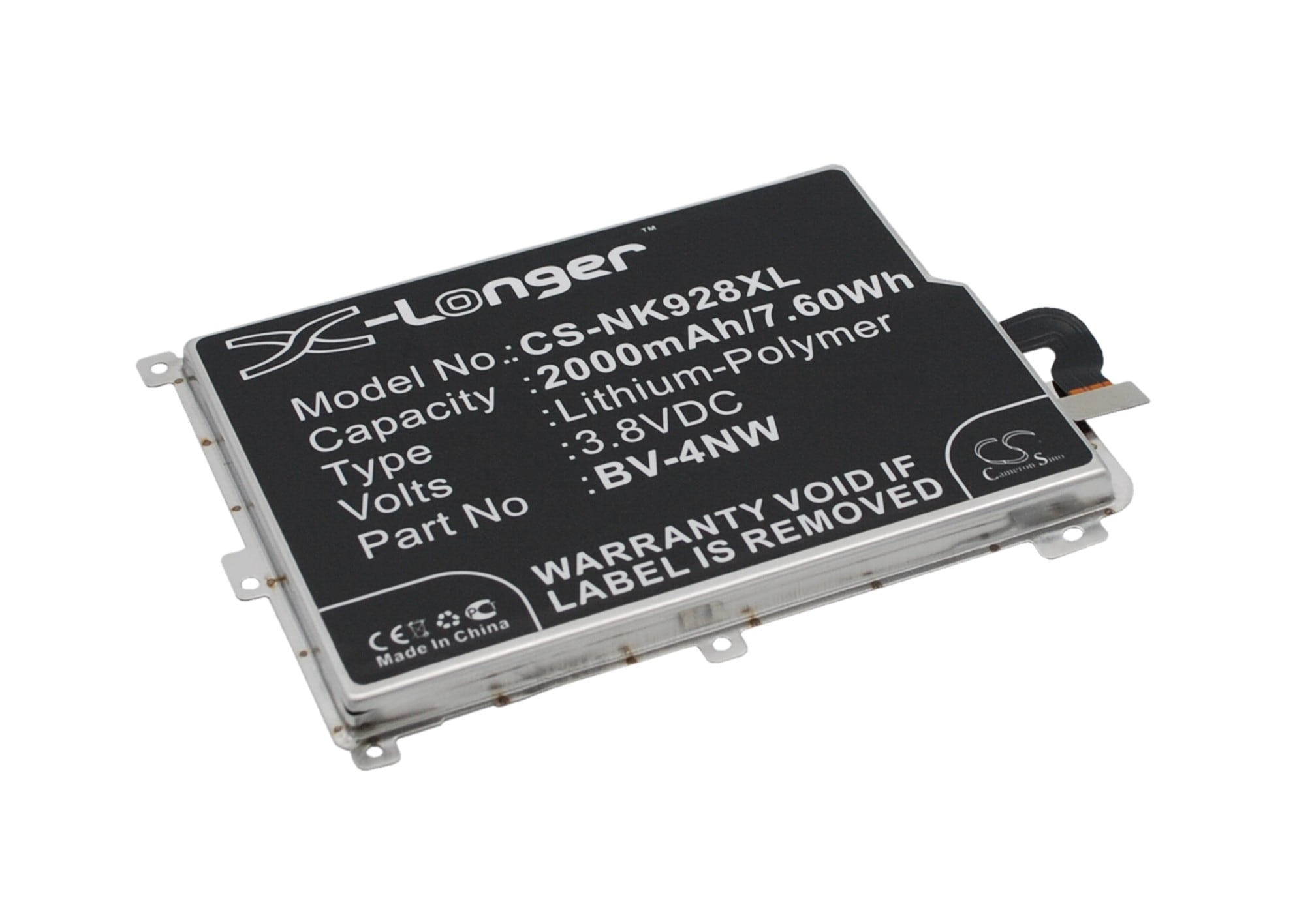 Batteri for SmartPhone, Mobil for Microsoft Lumia 928, RM860, RM5250