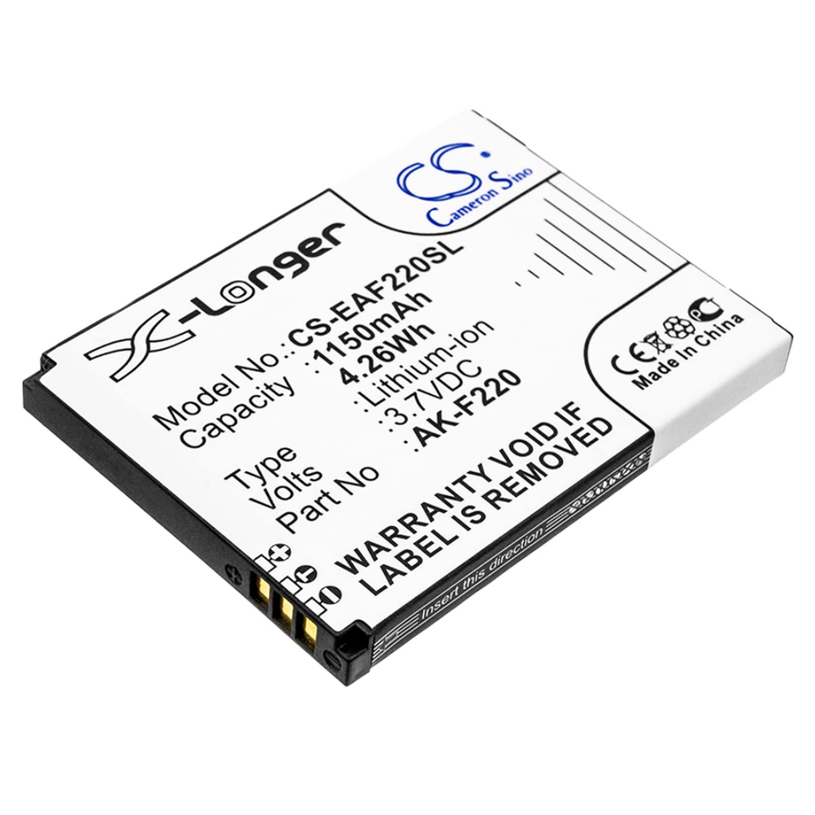 Batteri for SmartPhone, Mobil for Tiptel Ergophone 6060