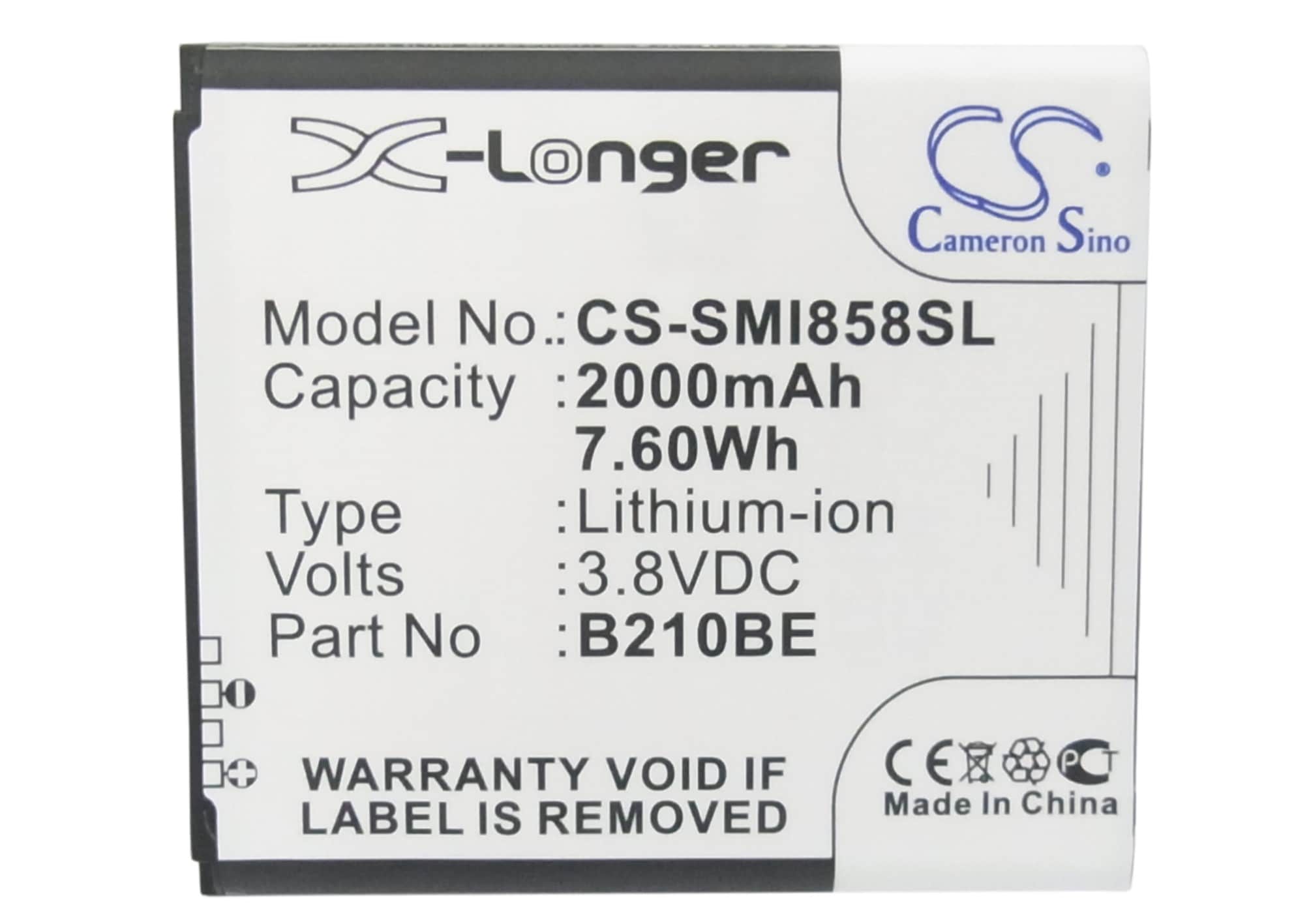 Batteri for SmartPhone, Mobil for Samsung GT-i8580, Galaxy Core Advance, SHW-M570 og andre.