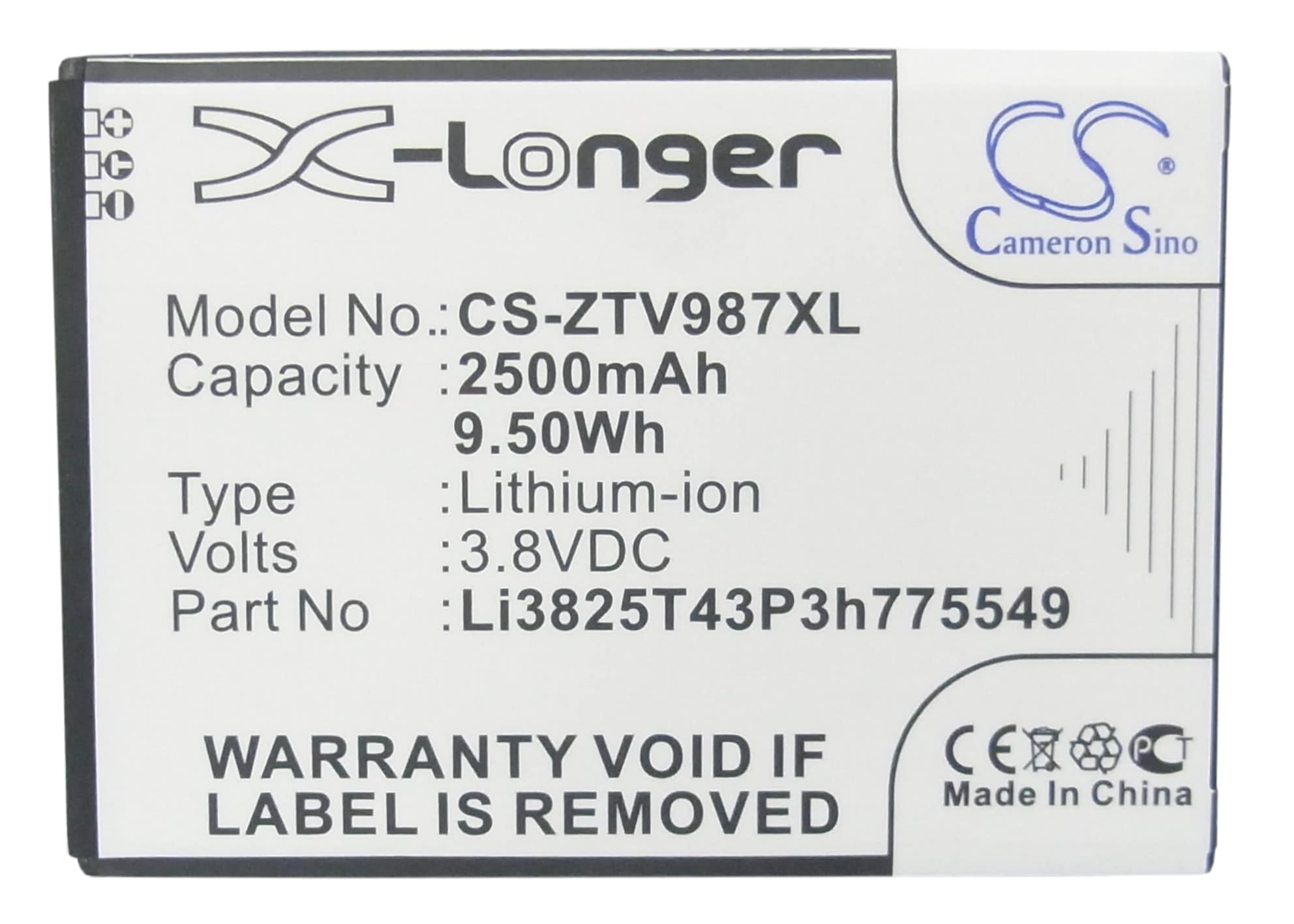 Batteri for SmartPhone, mobil for Amazing A6