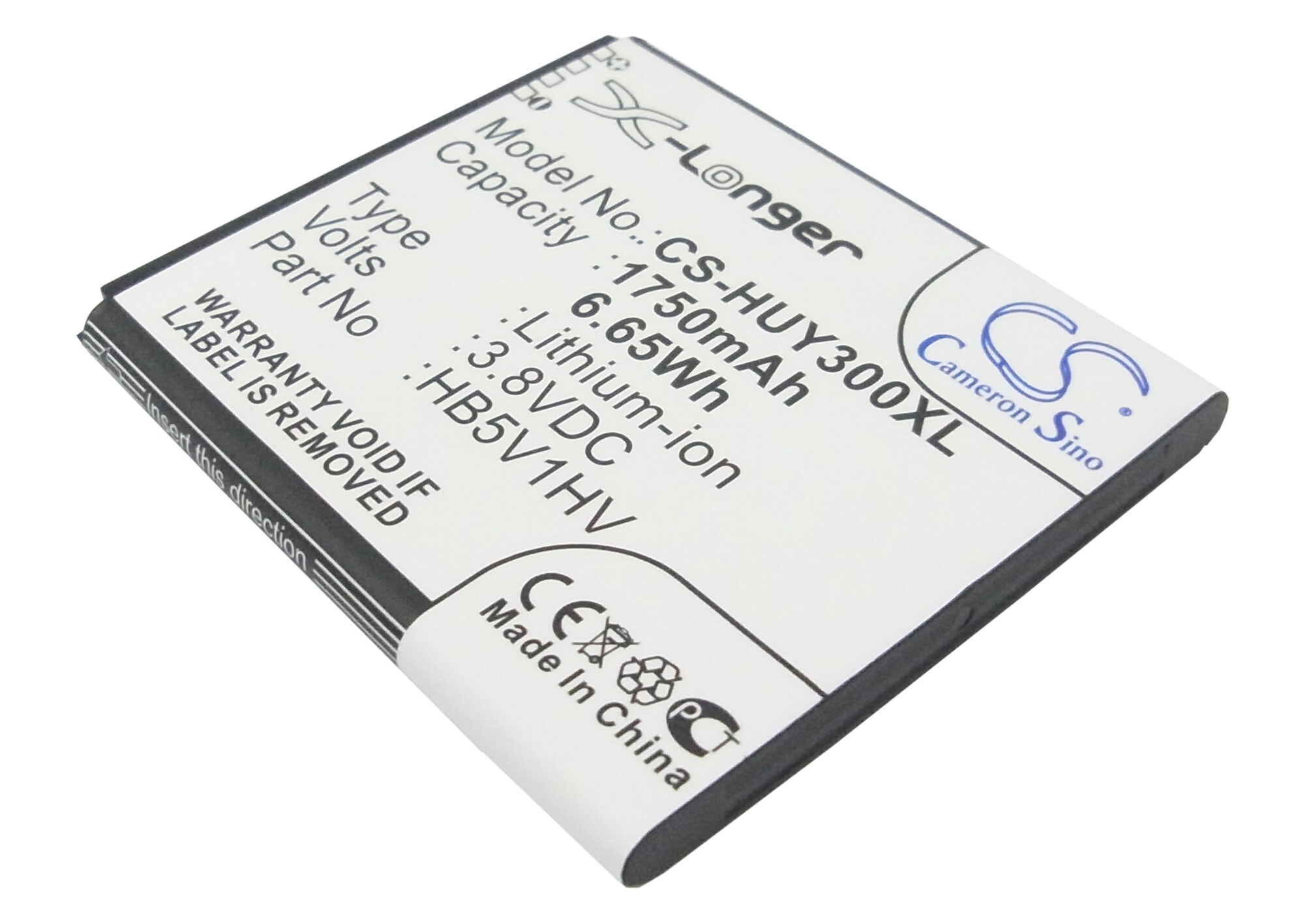 Batteri for SmartPhone, mobil for Huawei Y300, Y300C, U8833 og andre.
