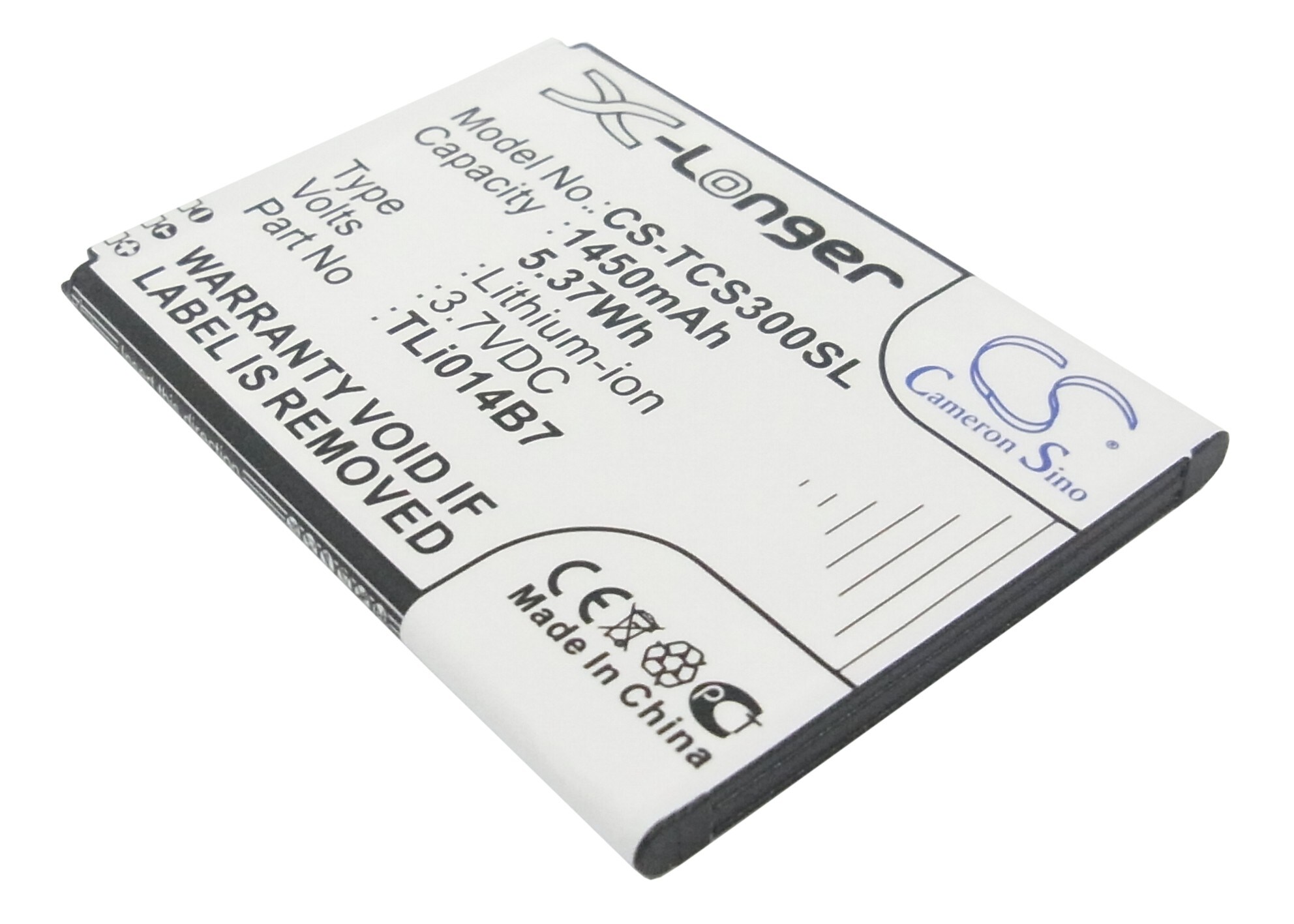Batteri for smarttelefon, mobil for TCL S300T, E708