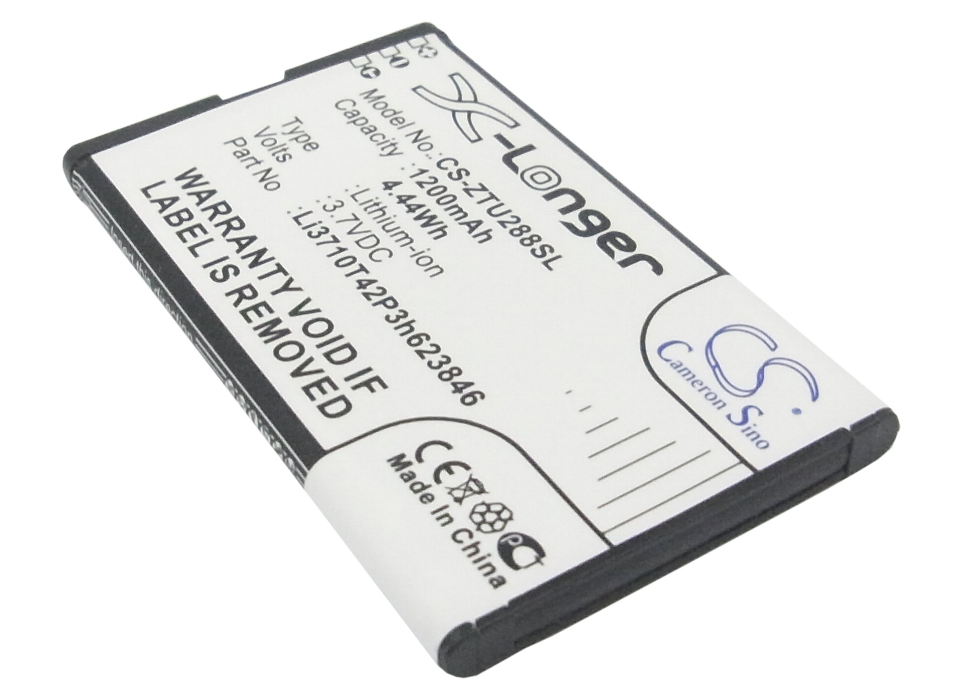 Batteri for smarttelefon, mobil for ZTE U288, S207