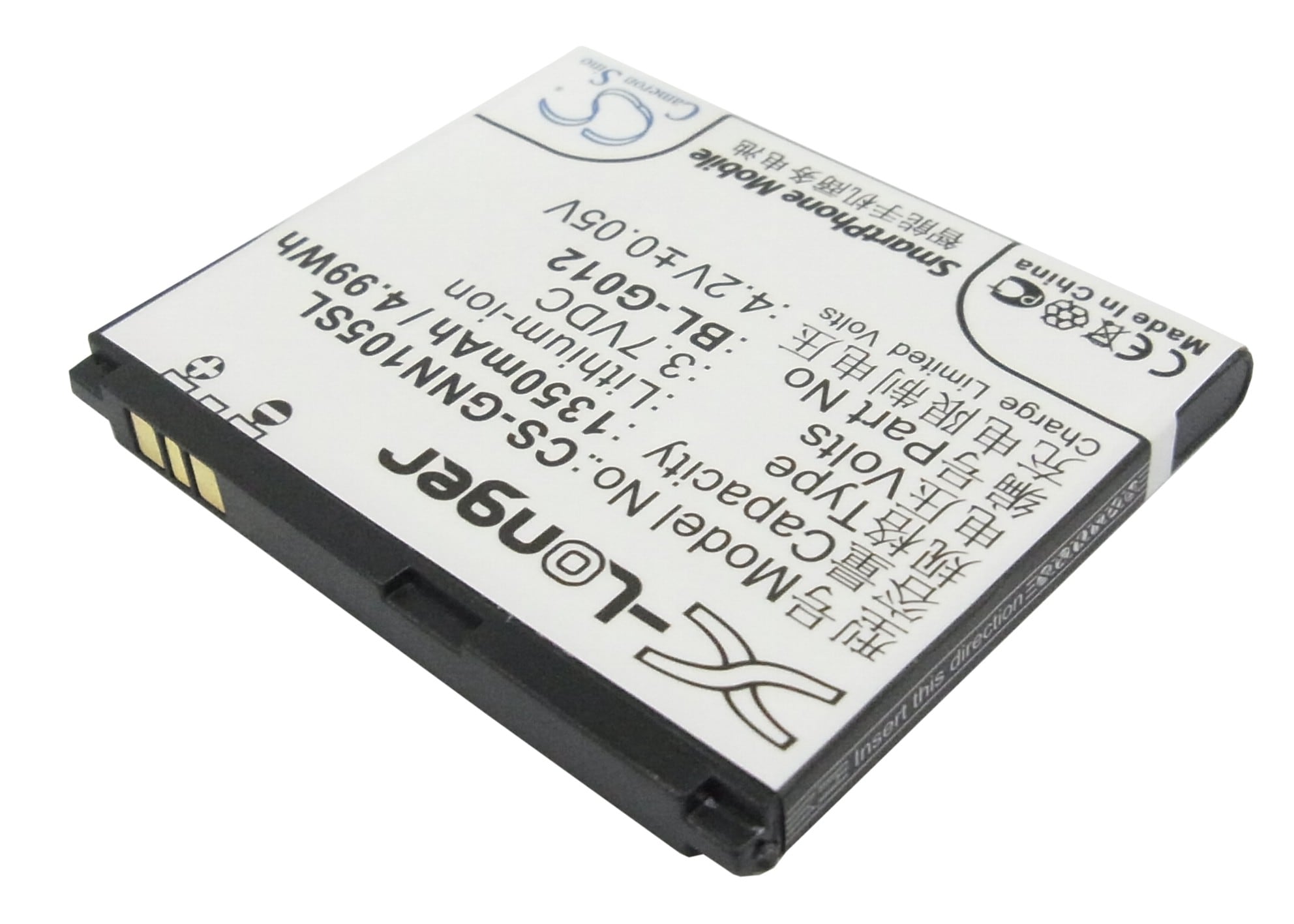 Batteri til smarttelefon, mobil til GIONEE GN105, TD500, C900 osv.