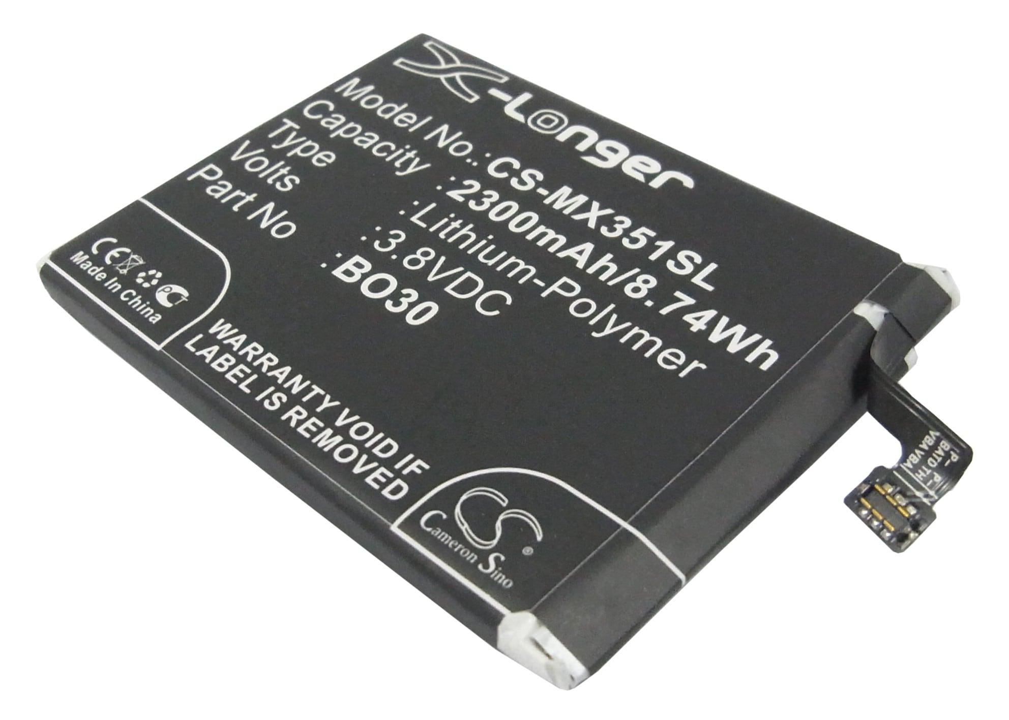 Batteri for SmartPhone, mobil for Meizu MX3, M055, M356 etc.