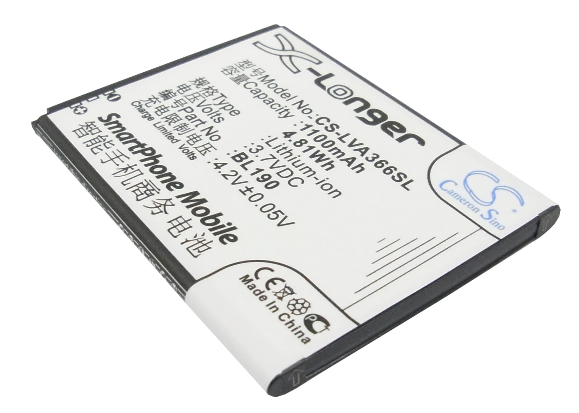 Batteri for SmartPhone, Mobil for Lenovo A366T