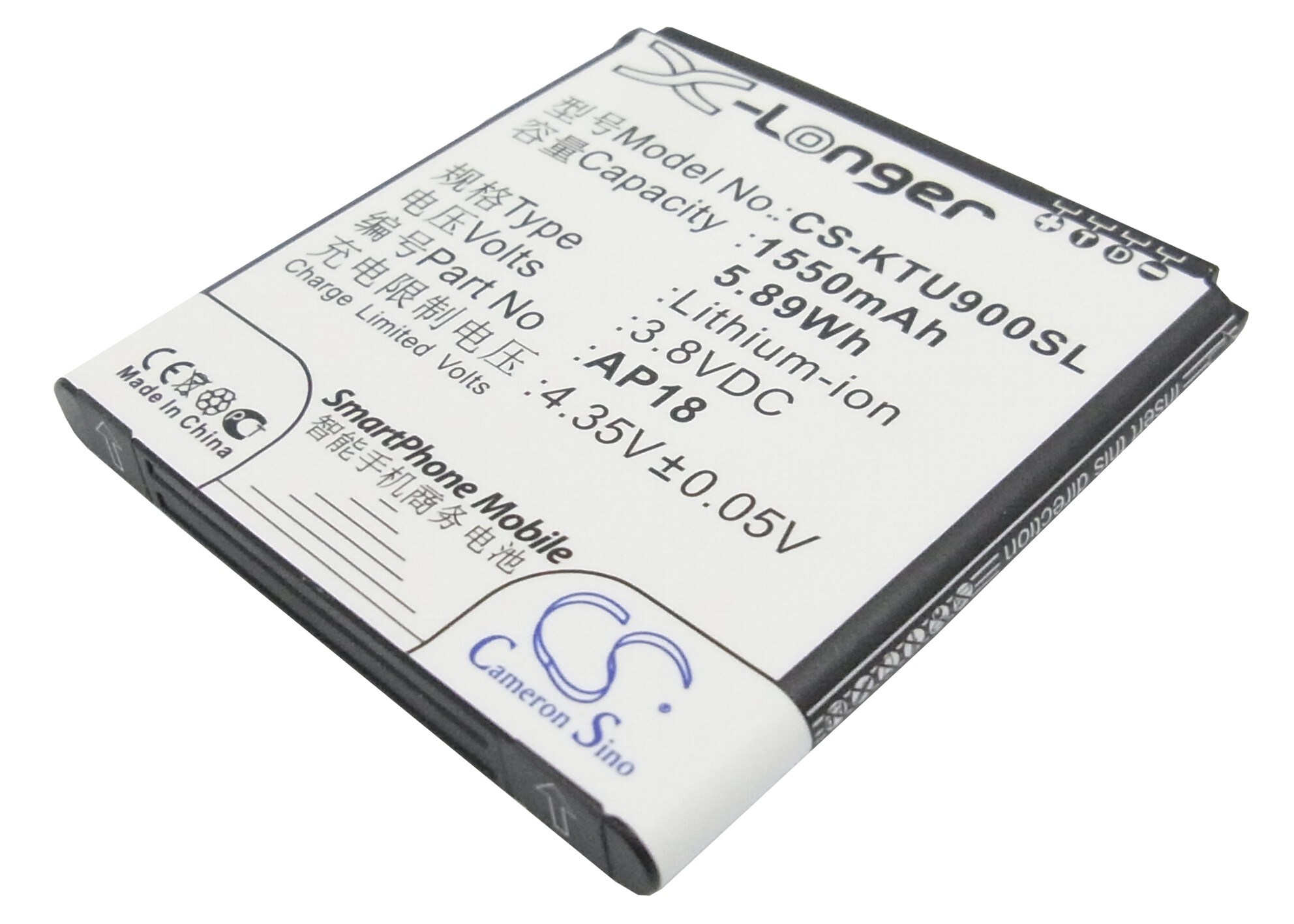 Batteri for SmartPhone, Mobil for BLU Tank 4.5