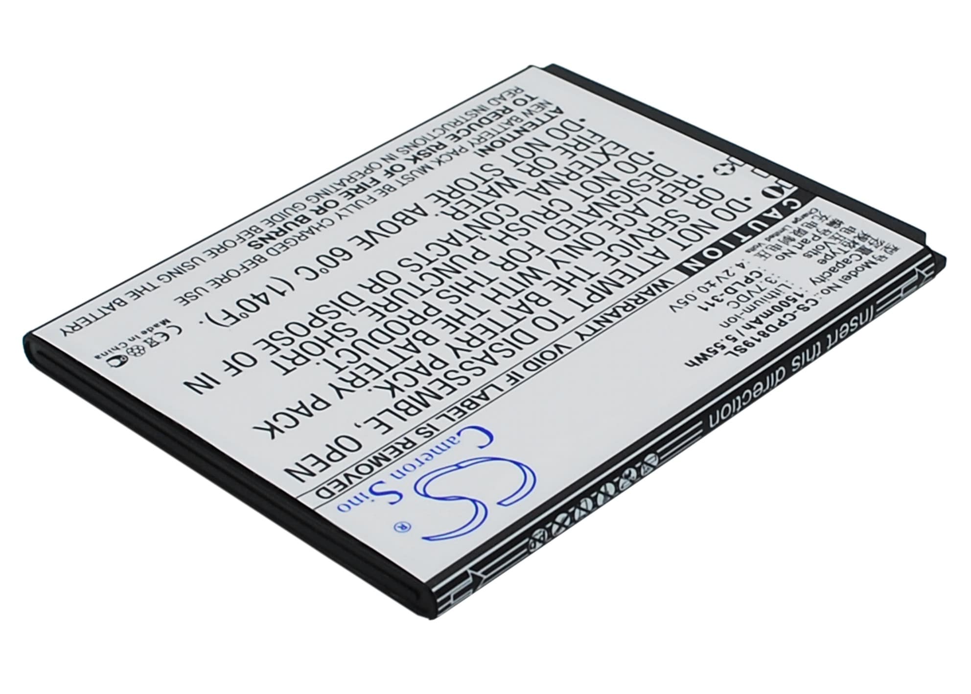 Batteri for smarttelefon, mobil for Coolpad 8198T, 7295C