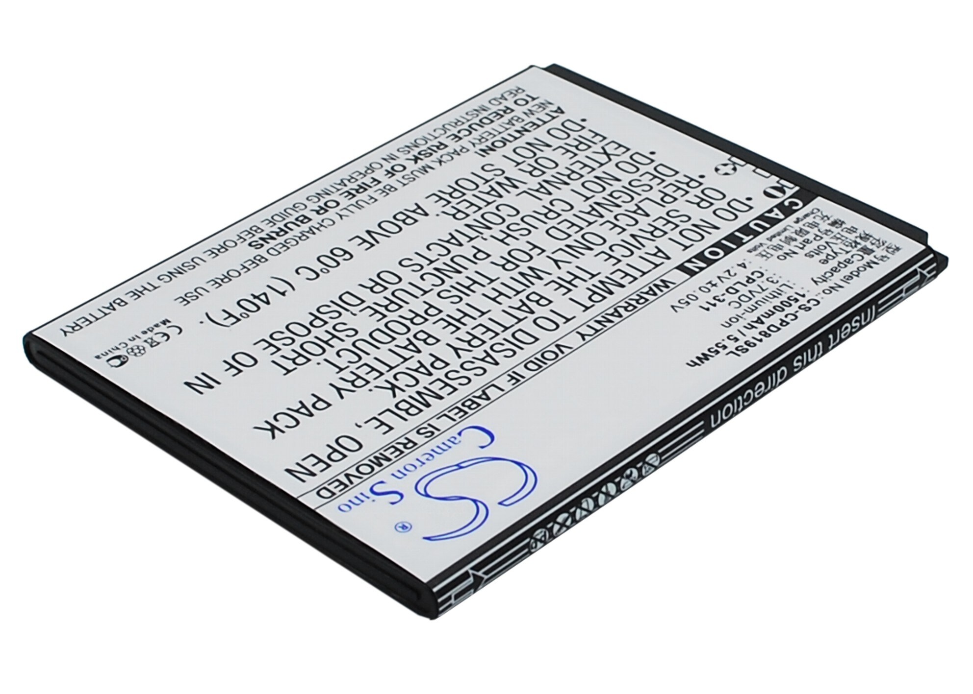 Batteri for smarttelefon, mobil for Coolpad 8198T, 7295C