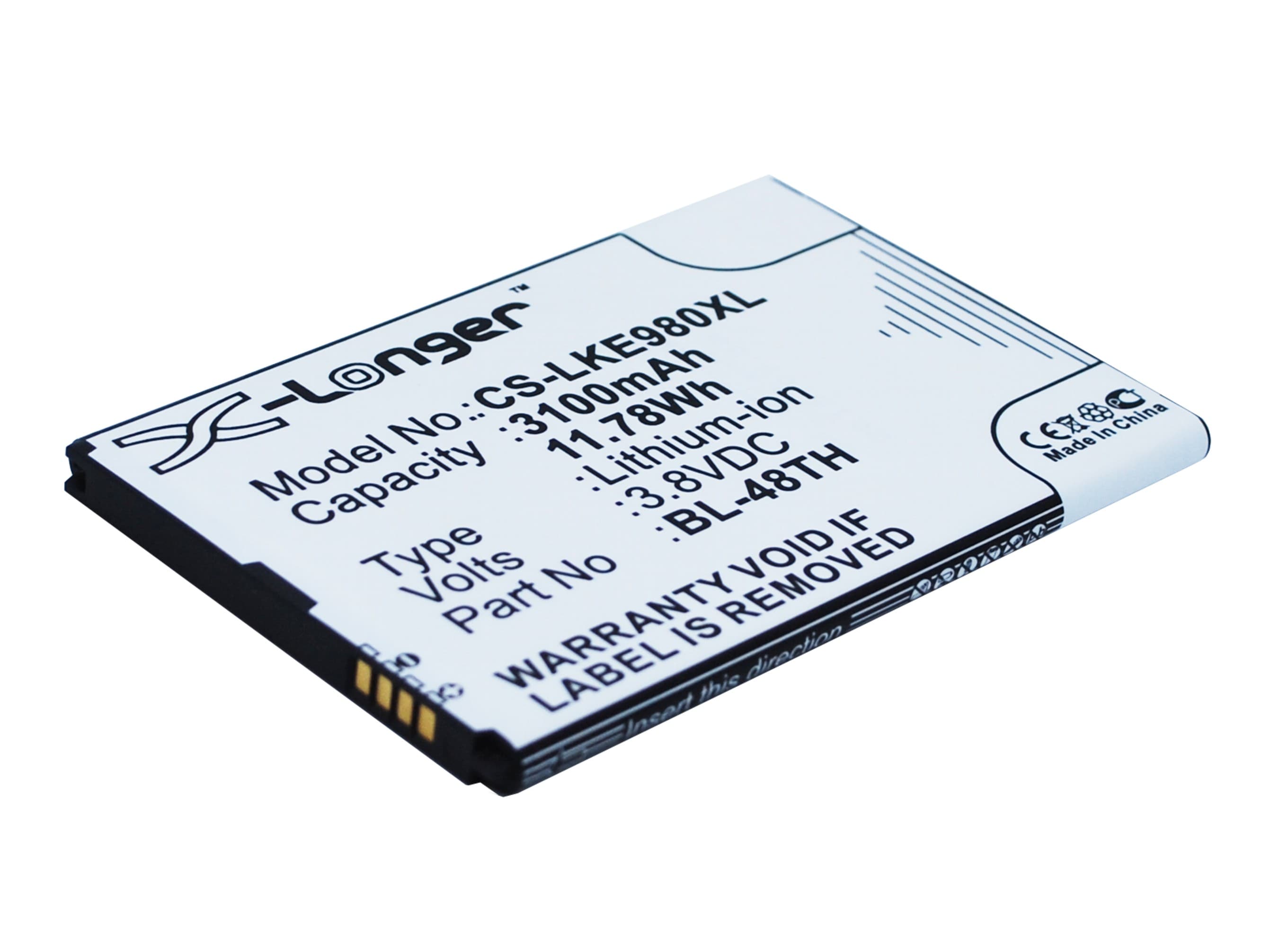 Batteri for SmartPhone, Mobil for LG E940, E980, E977 og andre.