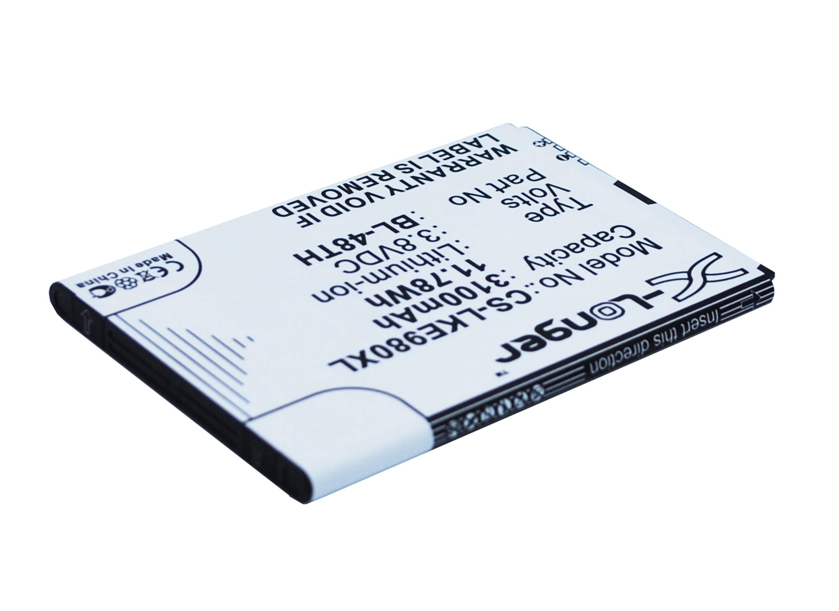 Batteri for SmartPhone, Mobil for LG E940, E980, E977 og andre.