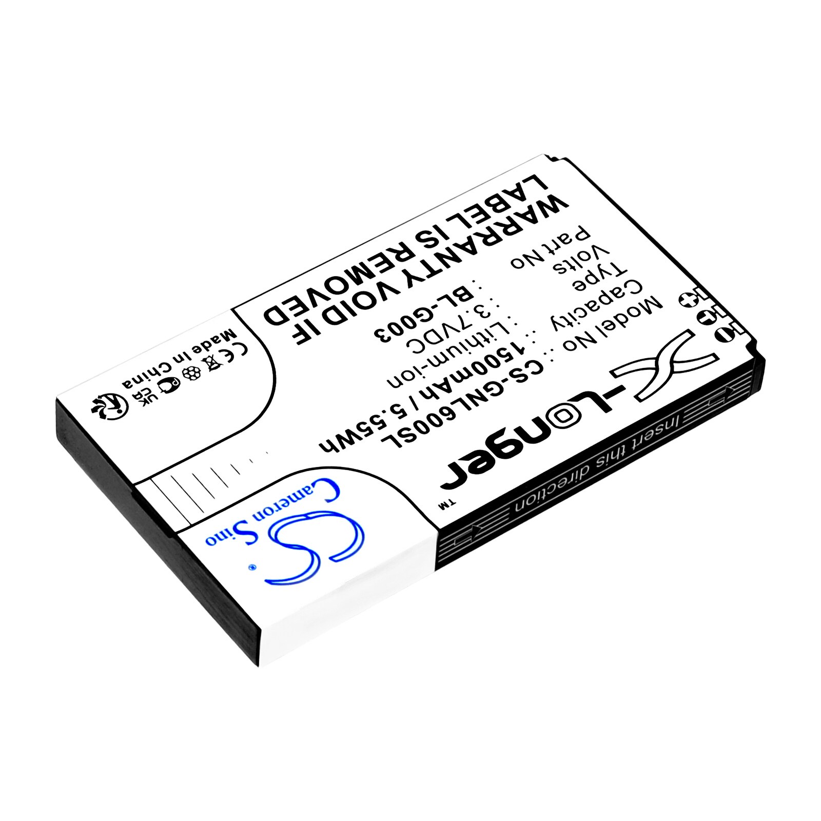 Batteri for SmartPhone, Mobil for GIONEE L601, L600, V180 og andre.
