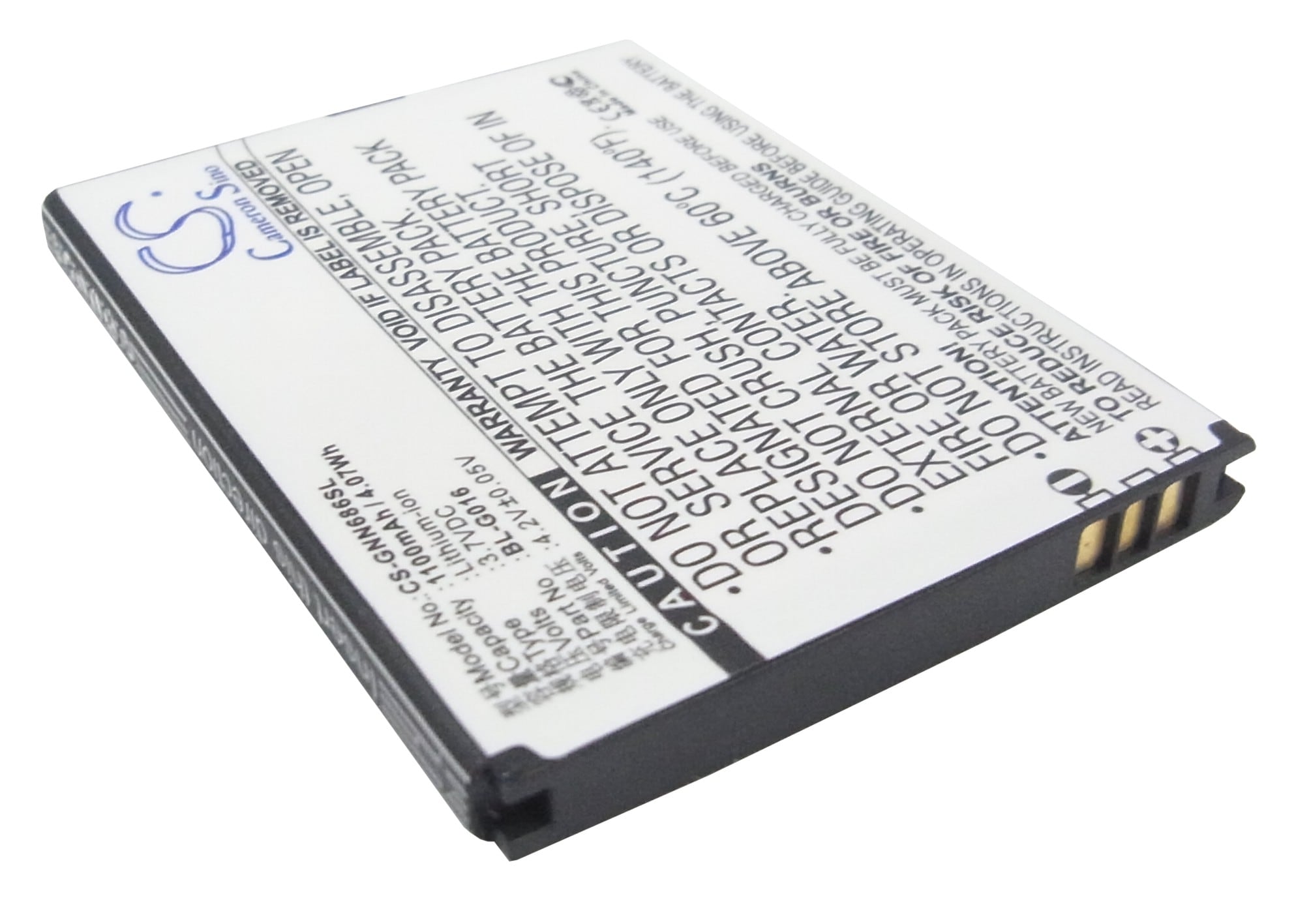 Batteri for smarttelefon, mobil for GIONEE GN600, GN868, GN868H
