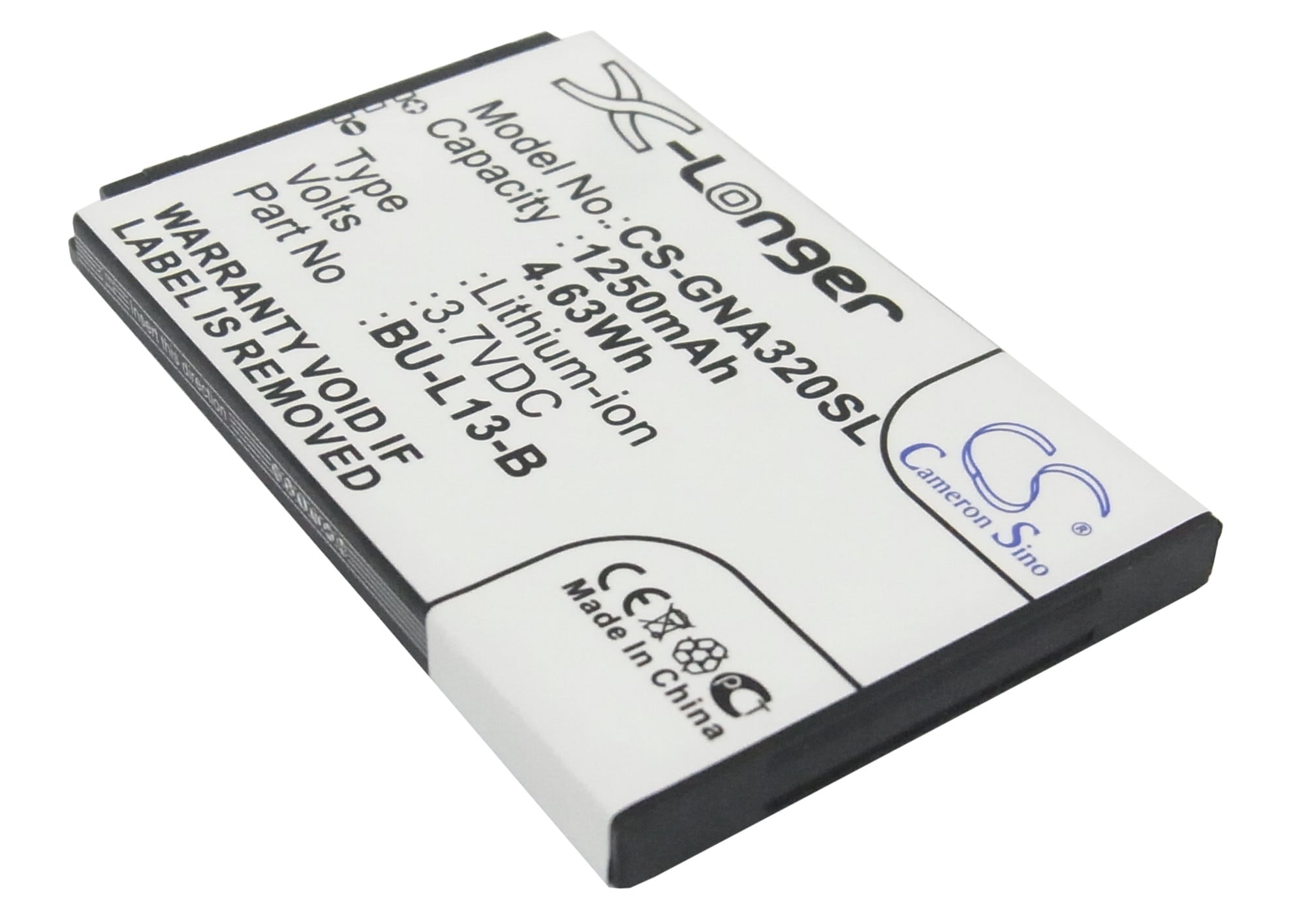 Batteri for smarttelefon, mobil for GIONEE A320, A350, W360 osv.